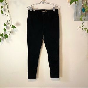 Levi’s 720 High Rise Super Skinny Black Jeans